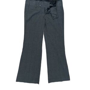 Chic Grey Flared Trousers